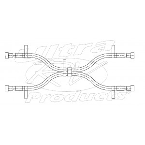 W0005169  -  Hose Asm - Feed And Return Rear